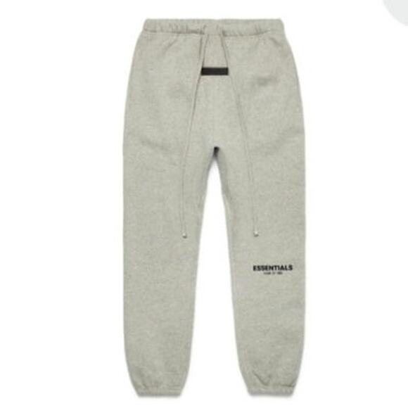 ESSENTIALS FEAR OF GOD Men's Sweatpants Size Medium.  Dark Oatmeal - Picture 1 of 10